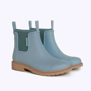 NEW MERRY PEOPLE women's bobbi ankle rain boot in seafoam